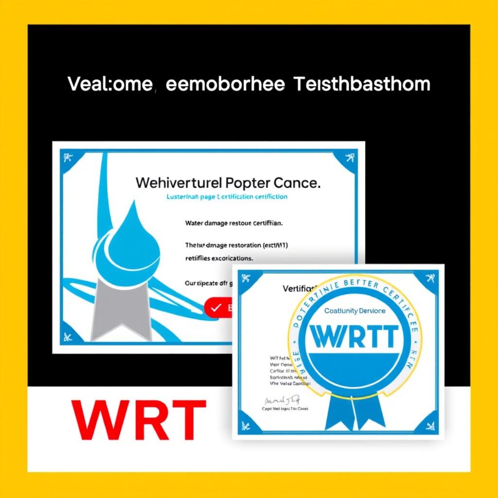 Water damage restoration technician certification for Tucson services